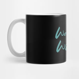 Warrior Woman Teal Mug